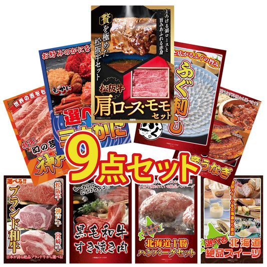 松阪牛 肩ロース・モモセット 9点セット(KY-673)