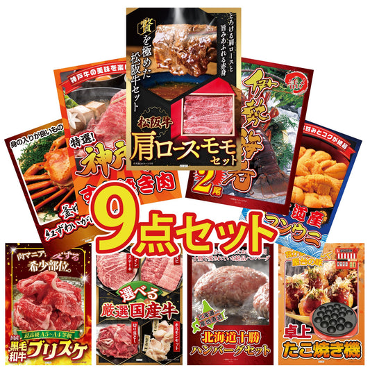 松阪牛 肩ロース・モモセット9点セット