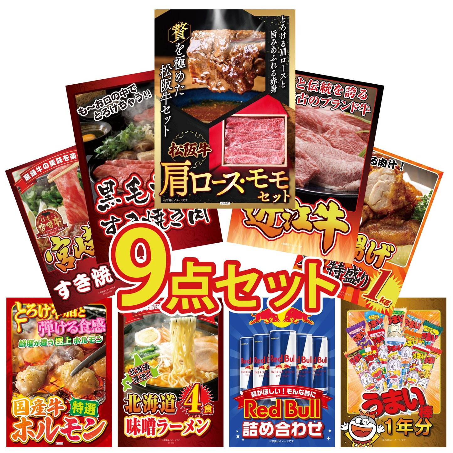 松阪牛 肩ロース・モモセット9点セット
