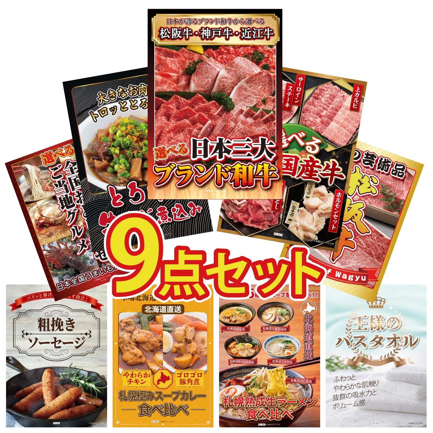 選べる厳選国産牛 9点セット