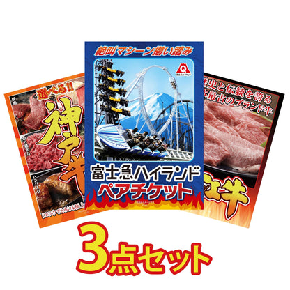 富士急ハイランドペアチケット 3点セット(KY-68)