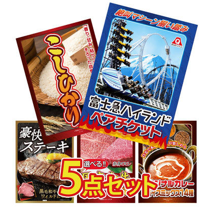 富士急ハイランドペアチケット5点セット