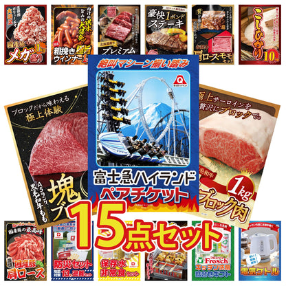 富士急ハイランドペアチケット 15点セット(KY-68)