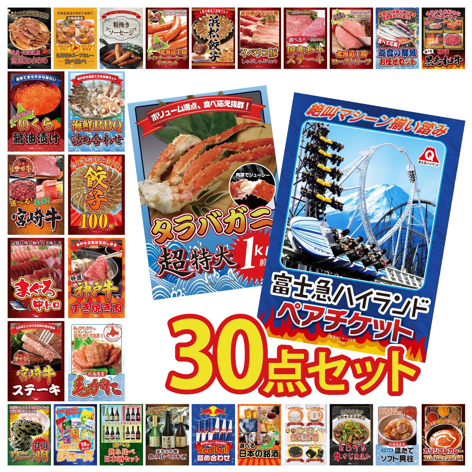 富士急ハイランドペアチケット 30点セット(KY-68)