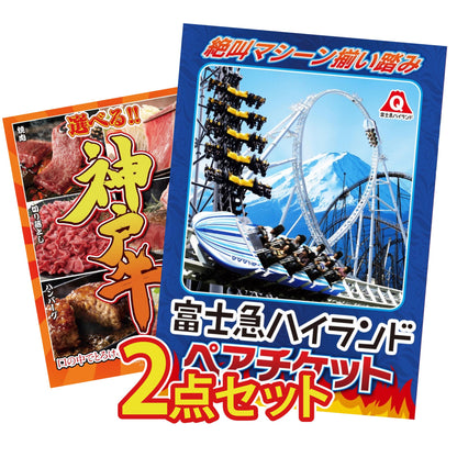 富士急ハイランドペアチケット 2点セット(KY-68)