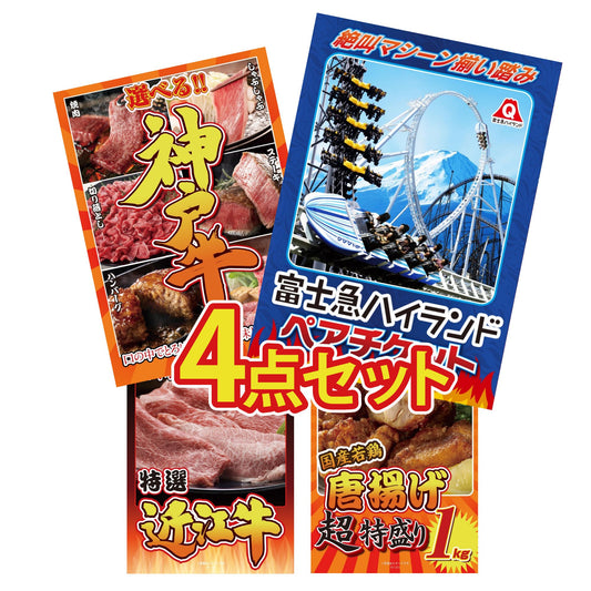 富士急ハイランドペアチケット 4点セット(KY-68)