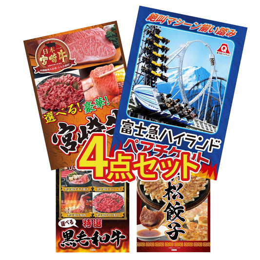 富士急ハイランドペアチケット 4点セット(KY-68)