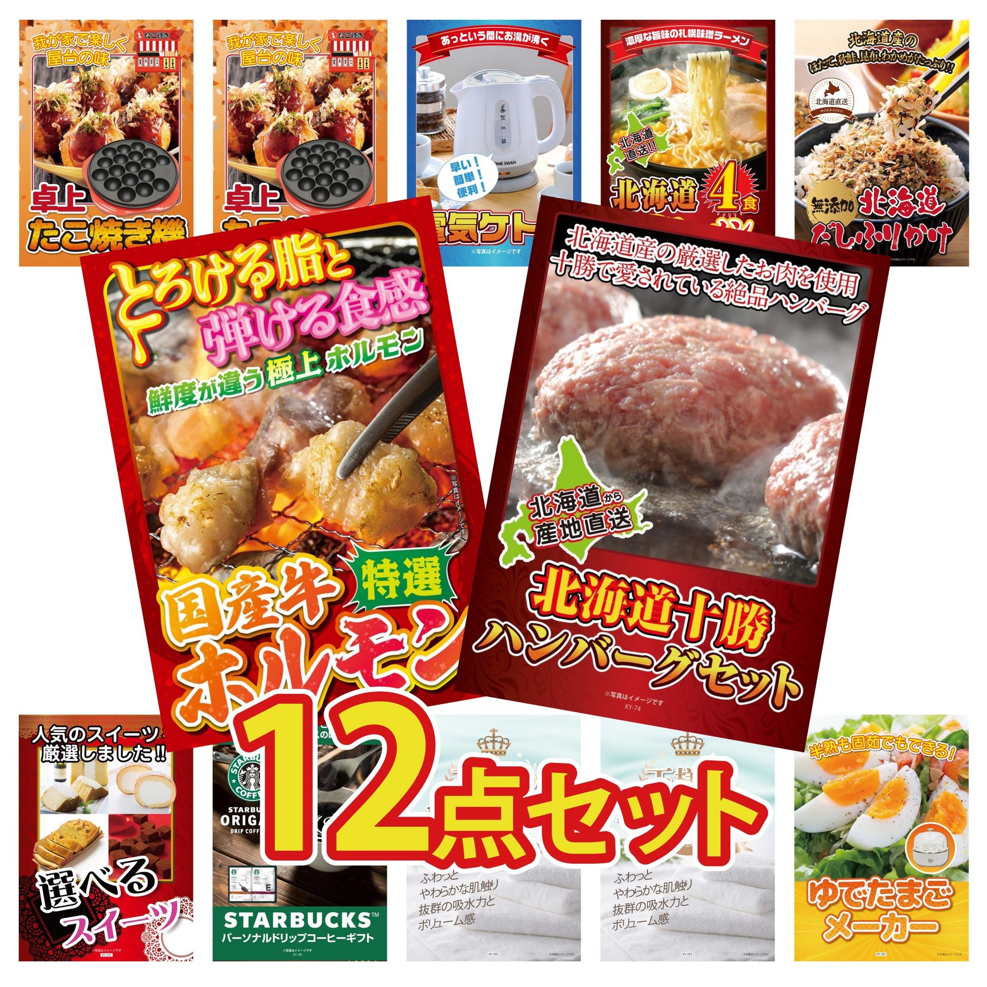 北海道十勝ハンバーグセット 池田町ハンバーグ(100g×5個)12点セット