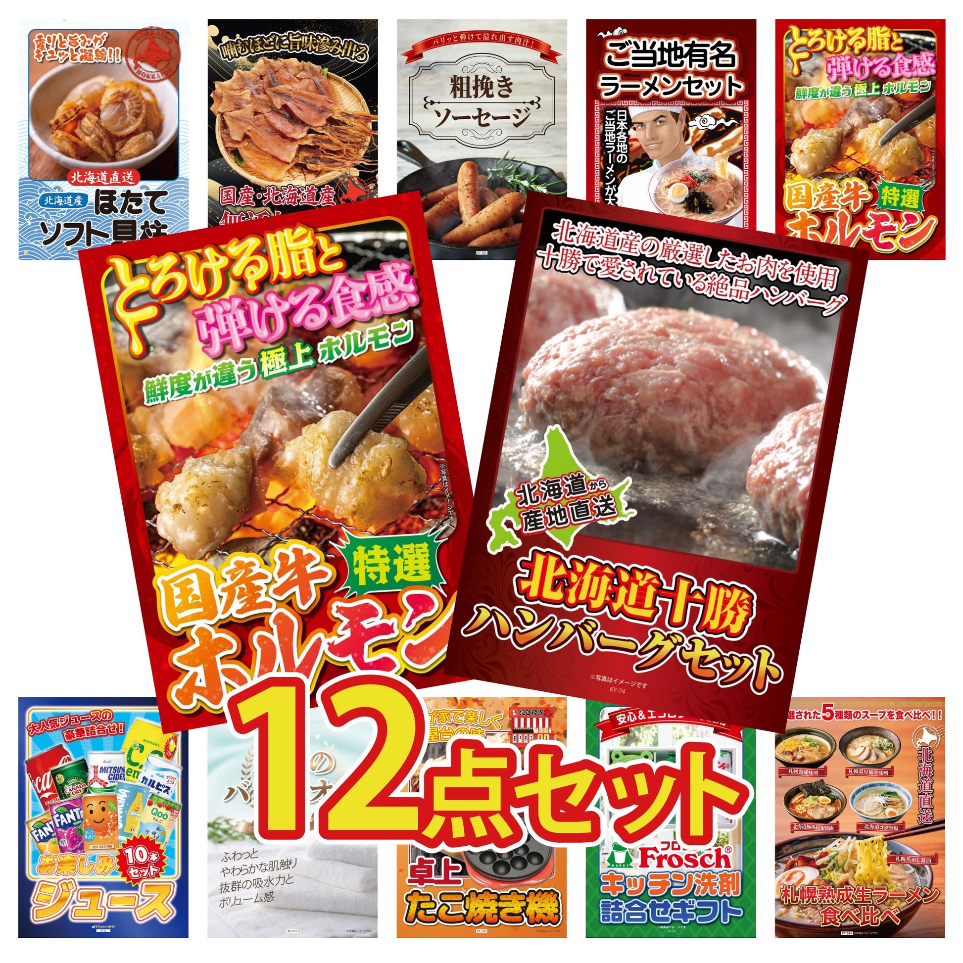北海道十勝ハンバーグセット 池田町ハンバーグ(100g×5個)12点セット