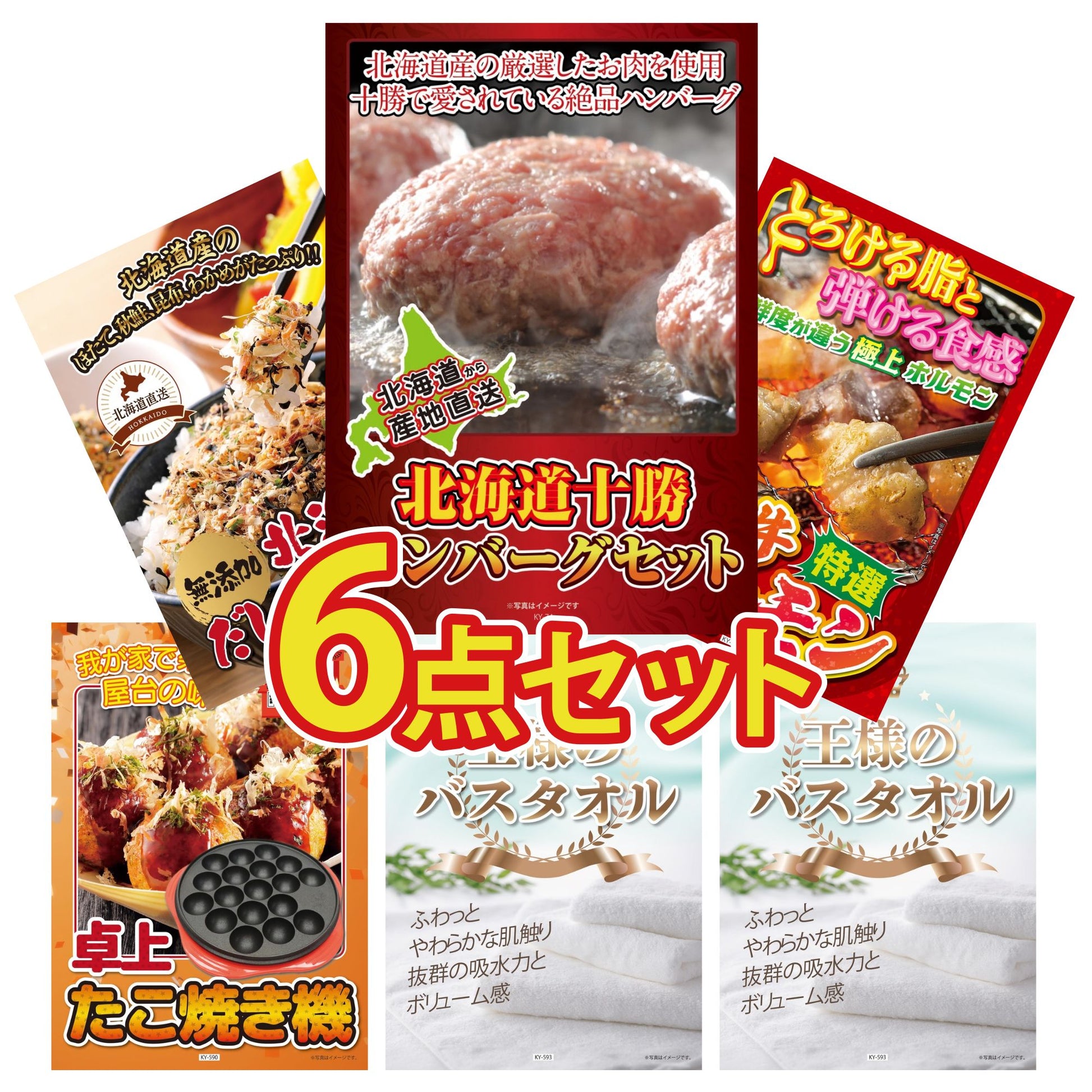 北海道十勝ハンバーグセット 池田町ハンバーグ(100g×5個)6点セット