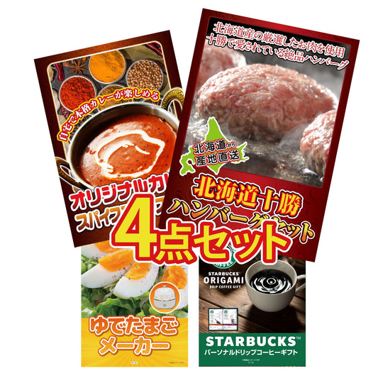 北海道十勝ハンバーグセット 池田町ハンバーグ(100g×5個)4点セット