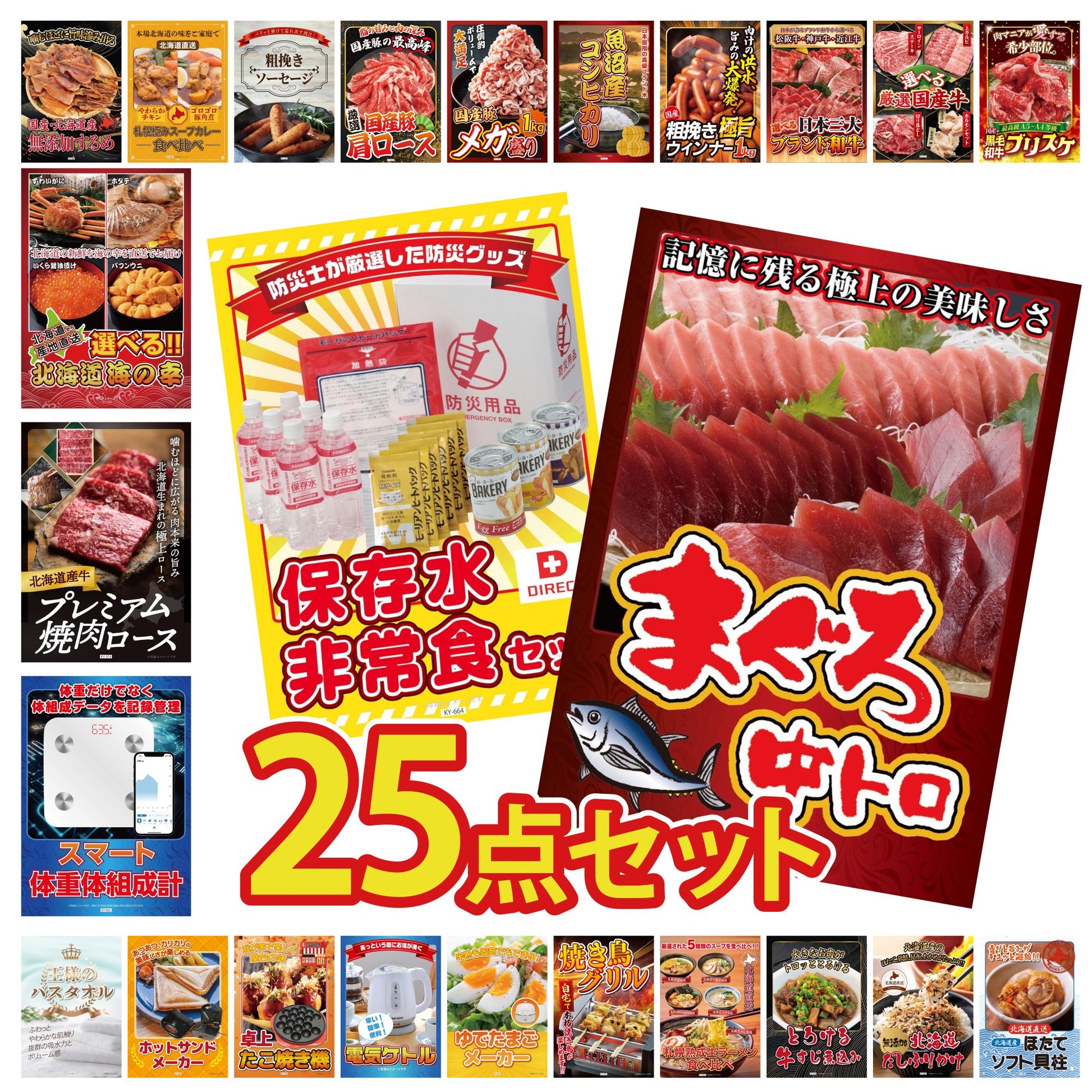 マグロ中トロ(NS1664T) 25点セット