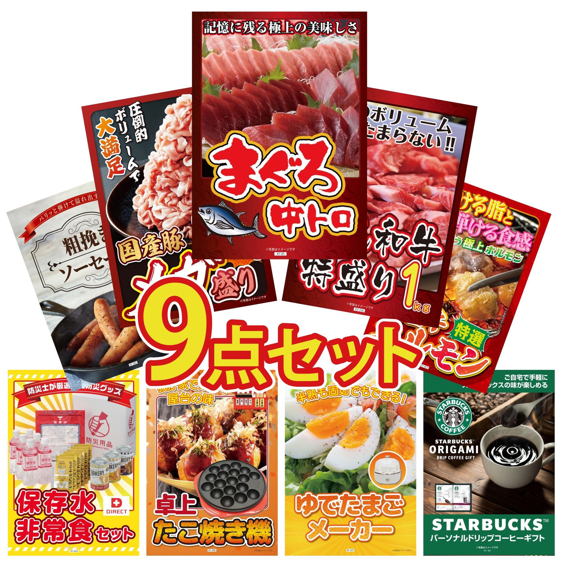 マグロ中トロ(NS1664T)9点セット