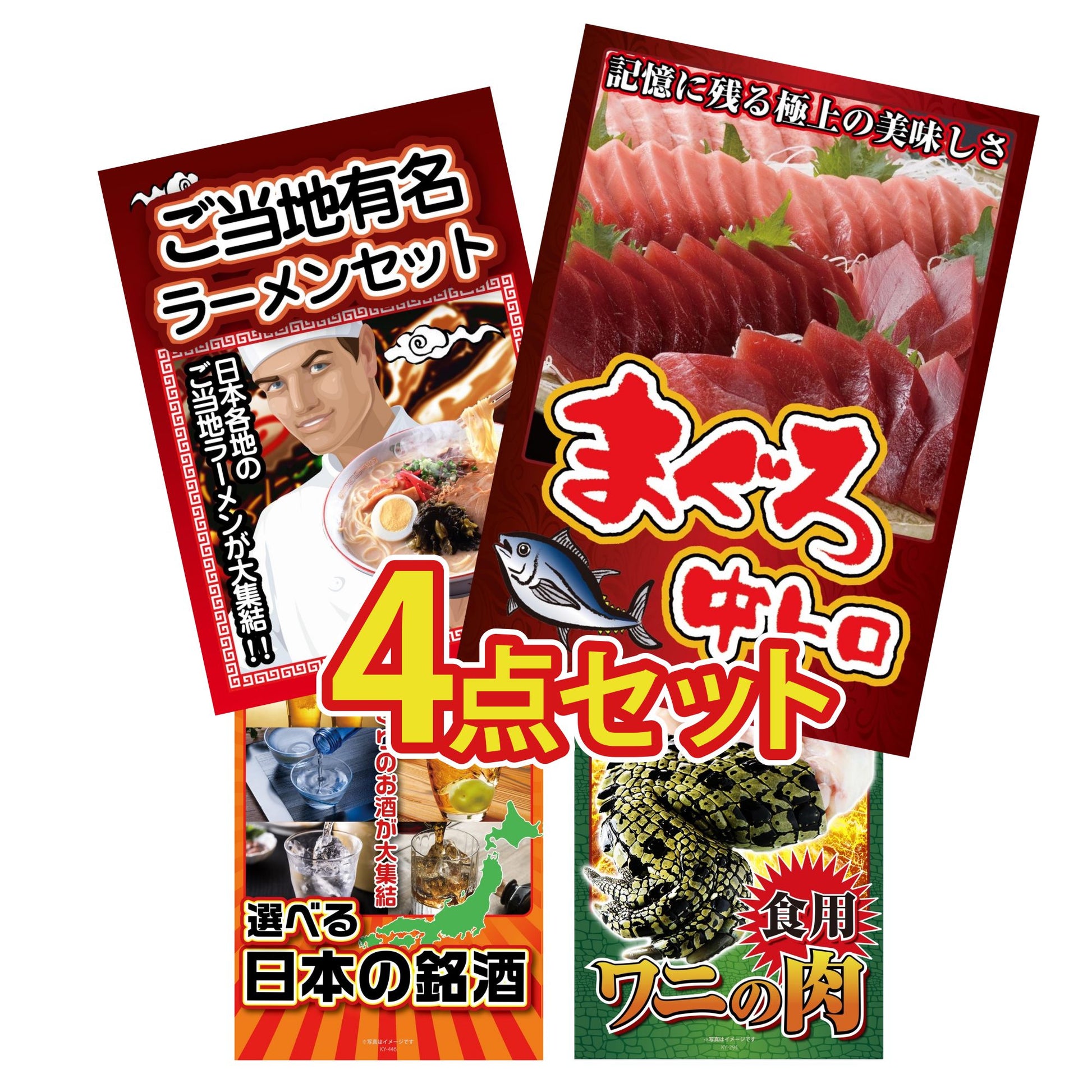 マグロ中トロ(NS1664T)4点セット