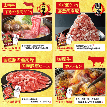 北海道 ホタテ片貝(1kg)9点セット