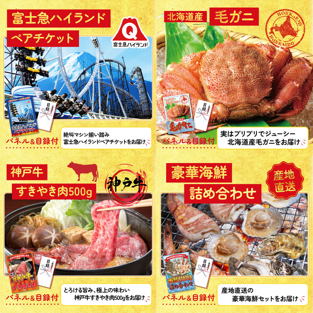 全国共通クルーズペアチケット ランチクルーズゴールド 25点セット(KY-82)