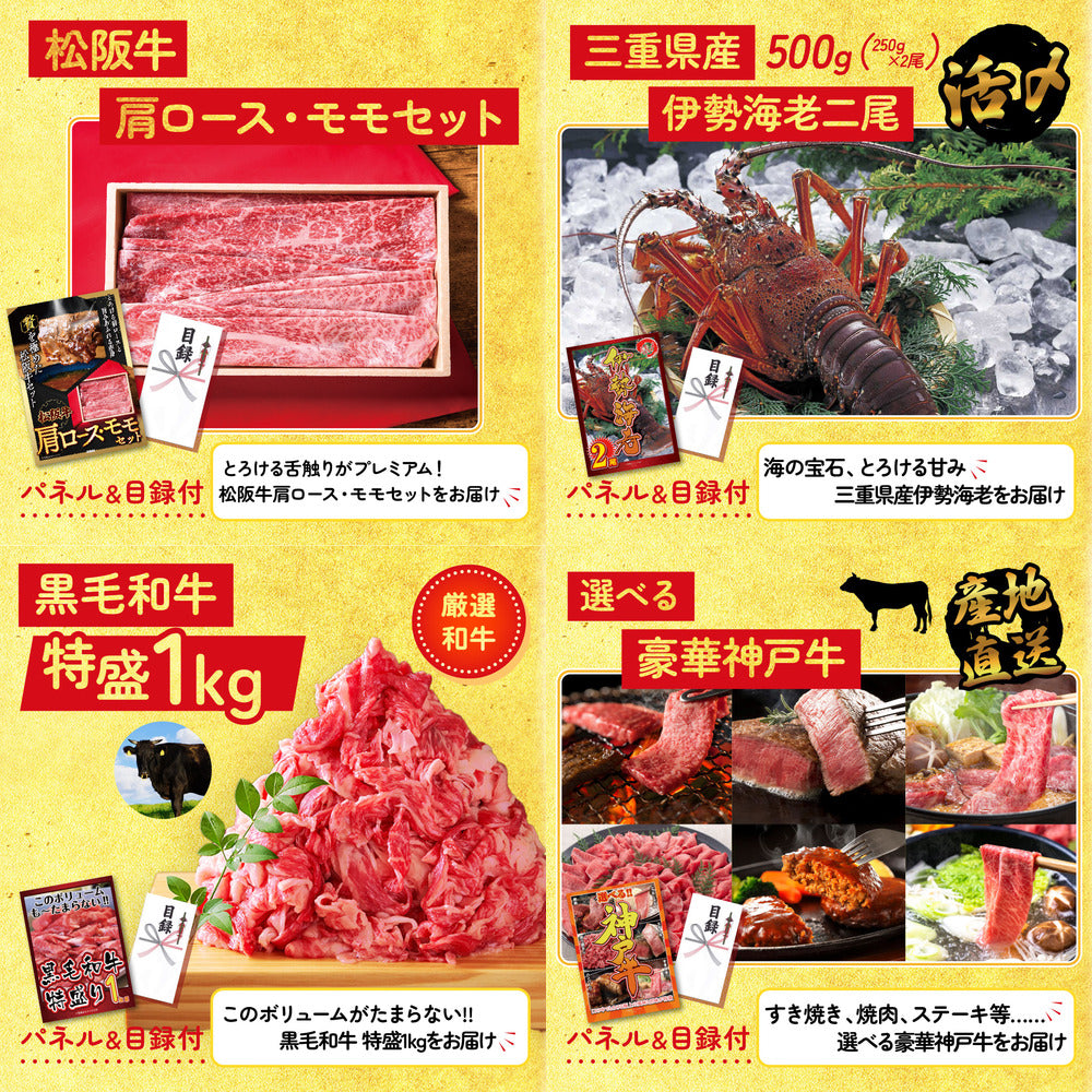 松阪牛 肩ロース・モモセット 25点セット(KY-673)