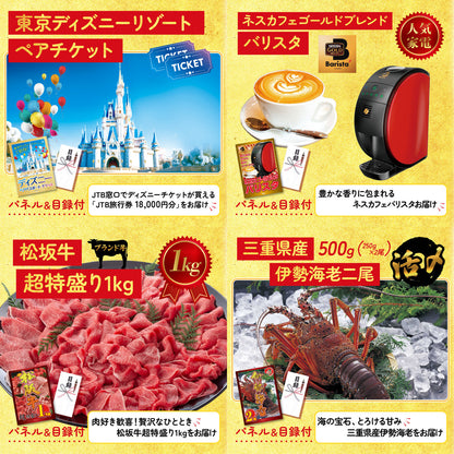 選べるテーマパークペアチケット 30点セット