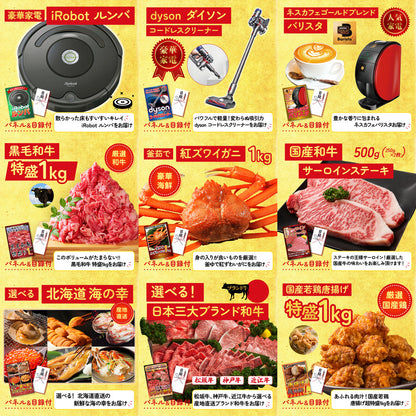 選べるテーマパークペアチケットが目玉の20点セット (KY-651f4)