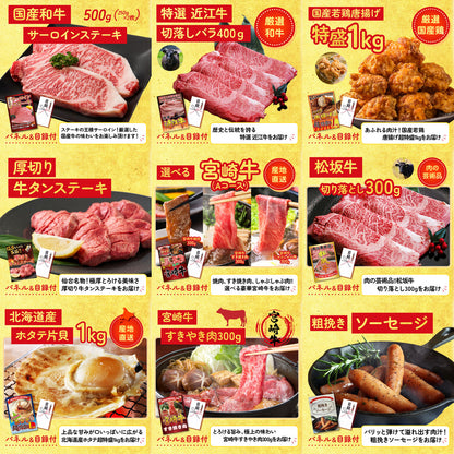 黒毛和牛サーロイン 塊ブロック肉 1kg 30点セット