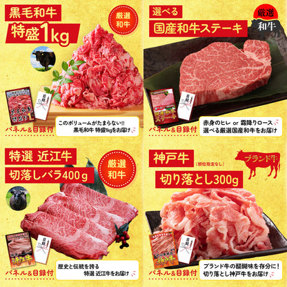 選べる宮崎牛 Bコース10点セット