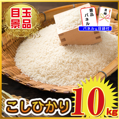 おいしいコシヒカリ10㎏が目玉！唐揚げ特盛り1㎏、餃子100個の3点セット